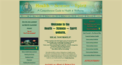 Desktop Screenshot of healing-yourself.com
