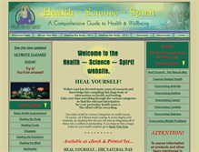 Tablet Screenshot of healing-yourself.com